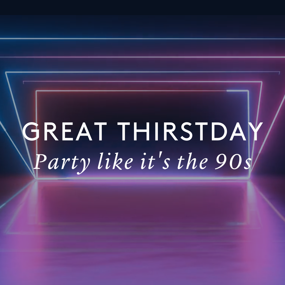 GREAT THIRSTDAY Best of 90s (1080 × 1080px)